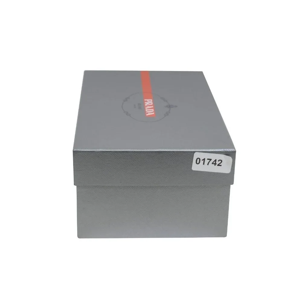 Prada Mens Espadrille Sneakers US8.5 UK7.5 Blue Grey Suede Slip On St Tropez - Picture 11 of 11